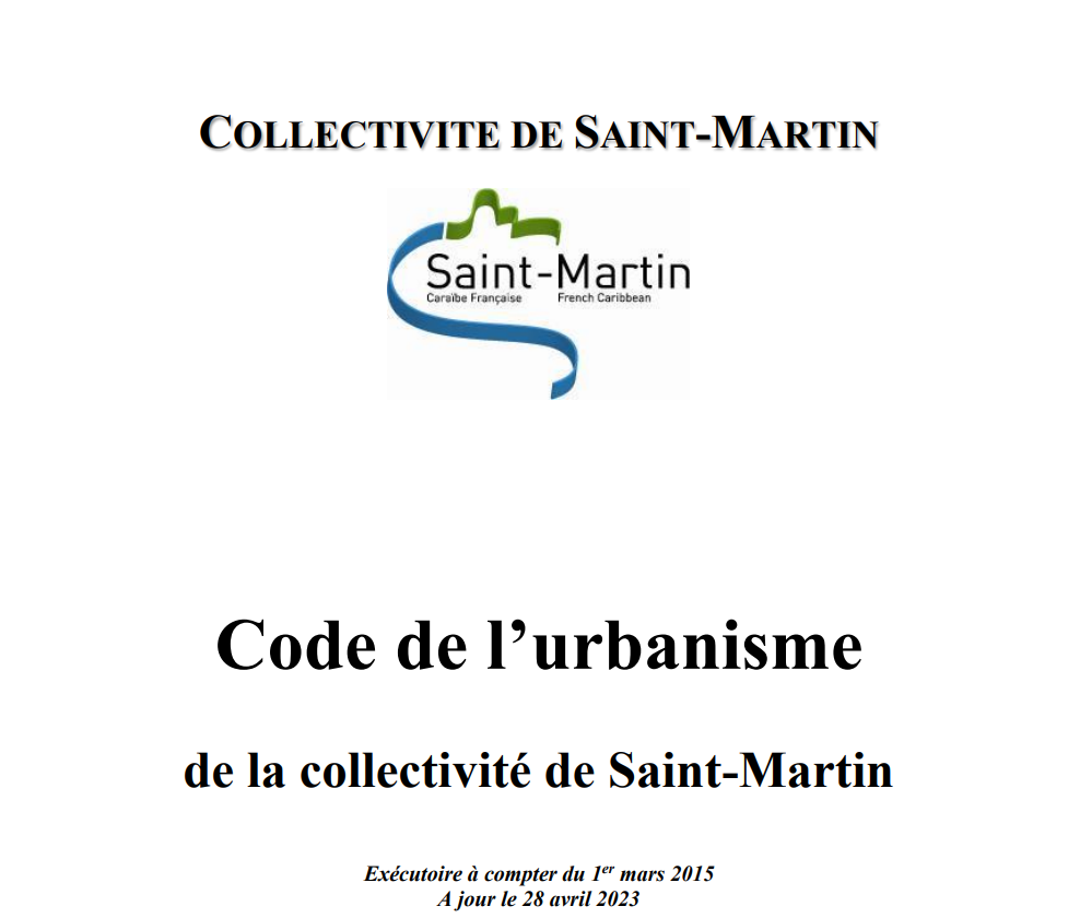 Code de l'urbanisme de Saint-Martin
