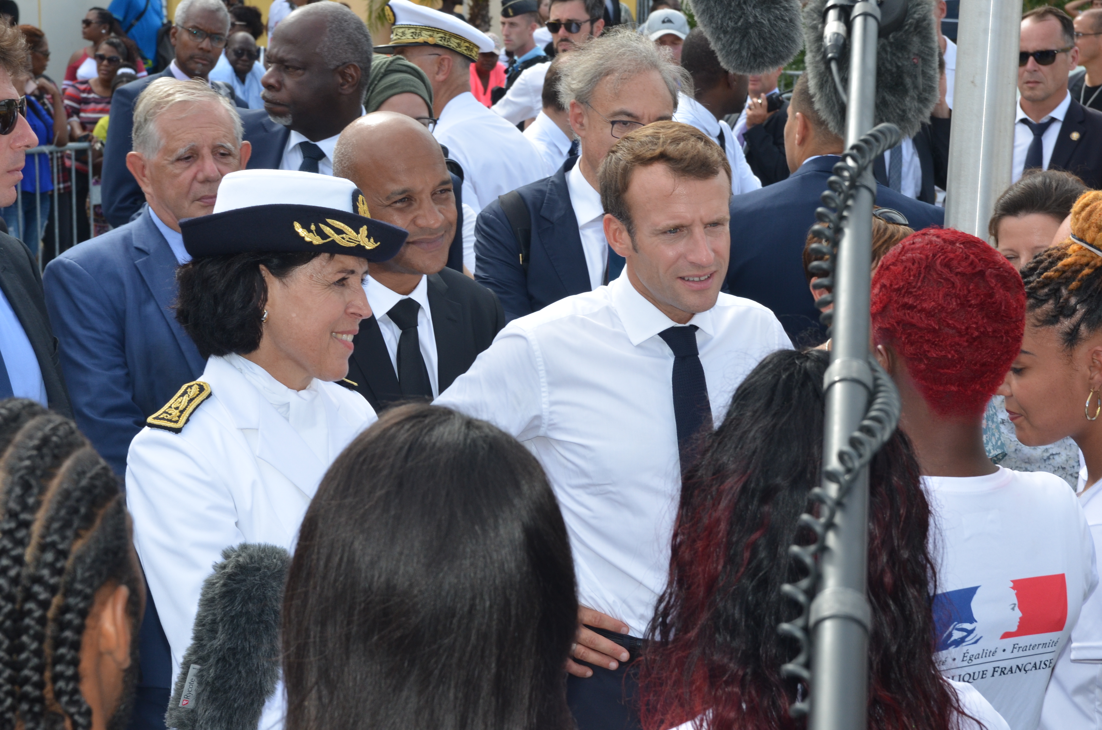 2me visite du Prsident Macron  Saint-Martin