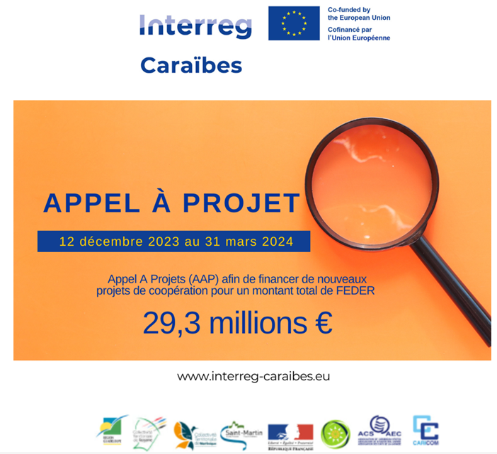 INTERREG CARAIBES - APPEL A PROJETS (AAP) 2021-2027