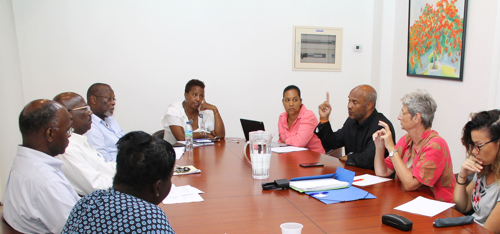 Rencontre avec les autorités de Sint Maarten 16 septembre 2017
